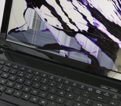 Разбили матрицу ноутбука